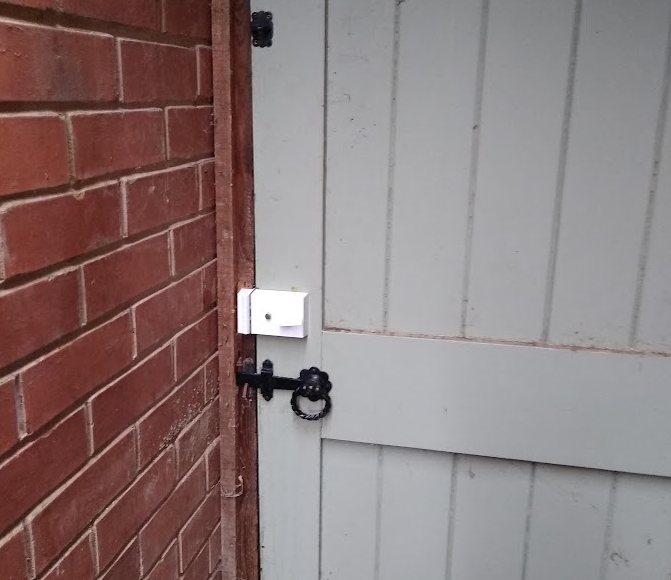 CraftLock - secure gate lock fitted