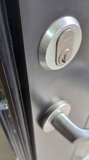 High security lock installed by CraftLock for a local business