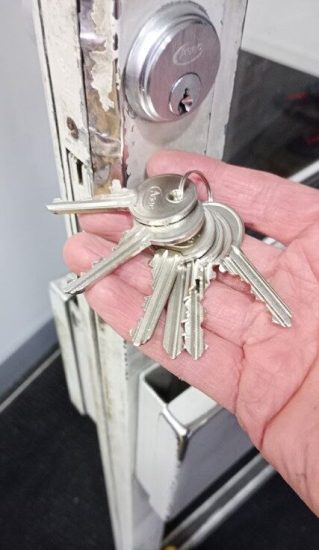 New keys for commercial building