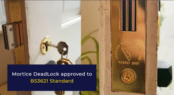 Mortice deadlock approved to BS3621 Standard (Image credit: Locksmiths.co.uk)